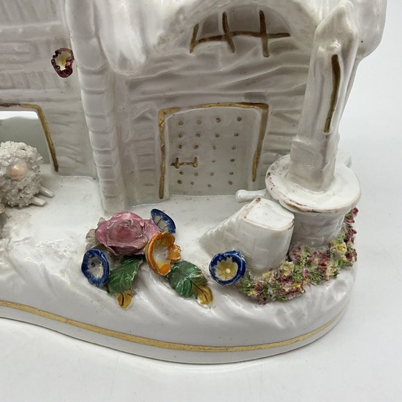 Coalport Vintage Porcelain Cottage Burner 7" Tall MCM Collectible  288 - Picture 10 of 16